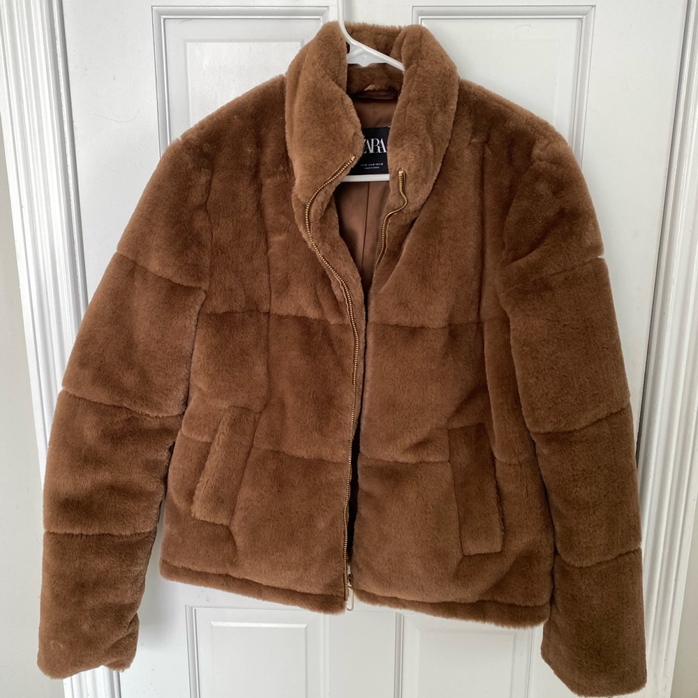 Zara faux fur